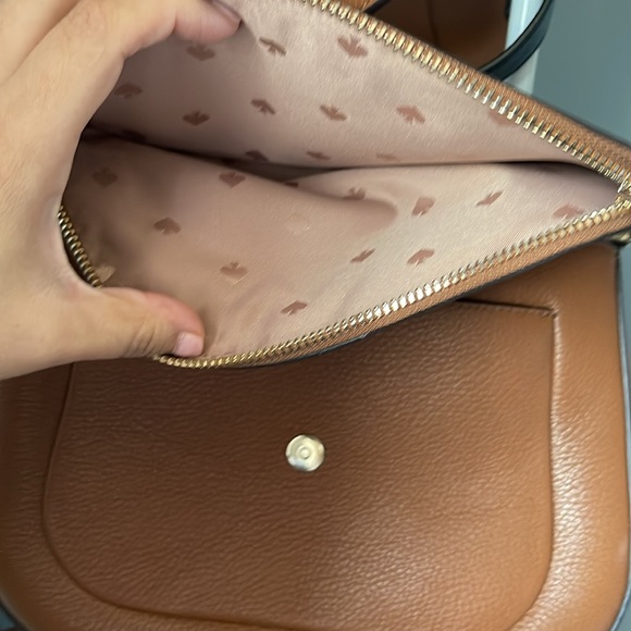 Beautiful gingerbread colored cross body/shoulder Kate spade new without tags - Picture 13 of 16